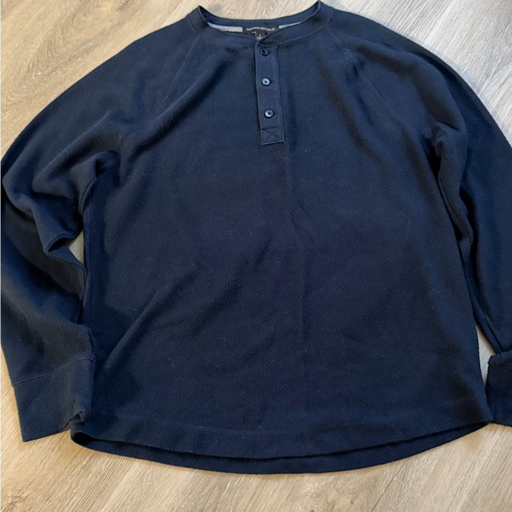 Banana Republic Dark Blue Long Sleeve